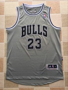 Maillot De Basket Chicago Bulls Michael Jordan 23 Dense Embroidered AU Fabric Ash
